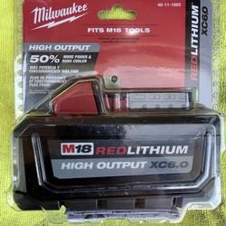 Brand New Milwaukee Battery 6ah