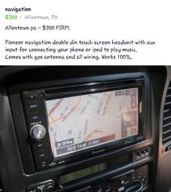 Pioneer navigation radio