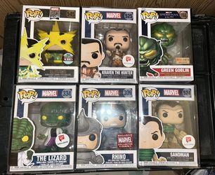 Marvel Spider-Man Villain Funko Set 