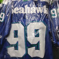 Vintage Seattle Seahawks  99 Stitched Puma Jersey Size Large