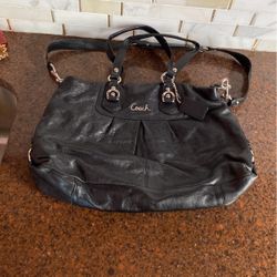 Coach Large Leather Bag