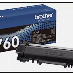 Brother TN-760 High-Yield Toner Cartridge - Black