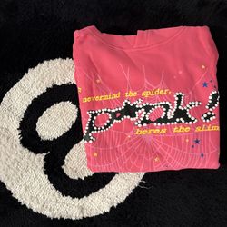 Pink Sp5der Hoodie 