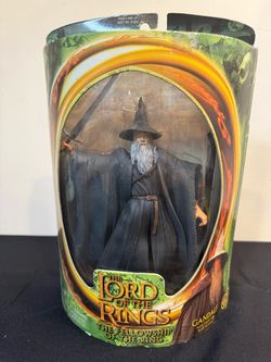 2001 Toy Biz LOTR Gandalf Light-Up Staff Action Figure Sealed