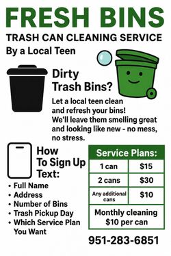 Trash Can Cleaning