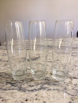 Three small bud vases