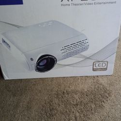 Brand New White Led Projector High Lumens Hdmi USB VGA 