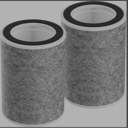 Elnuliros HP201 Replacement Filter Compatible with Shark HP200 HP300 Series HP201 HP202 HP302 HC501 HC502 Air Purifi-er MAX, 3-in-1 H13 True HEPA Filt