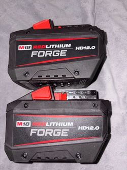Milwaukee forge 12.0 batteries