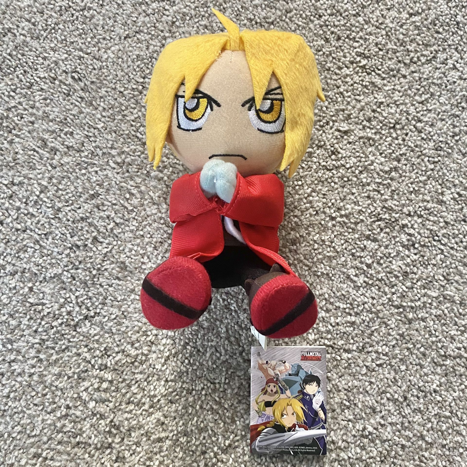 NWT Full Metal Alchemist Hiromu Arakawa Plush Doll Funimation