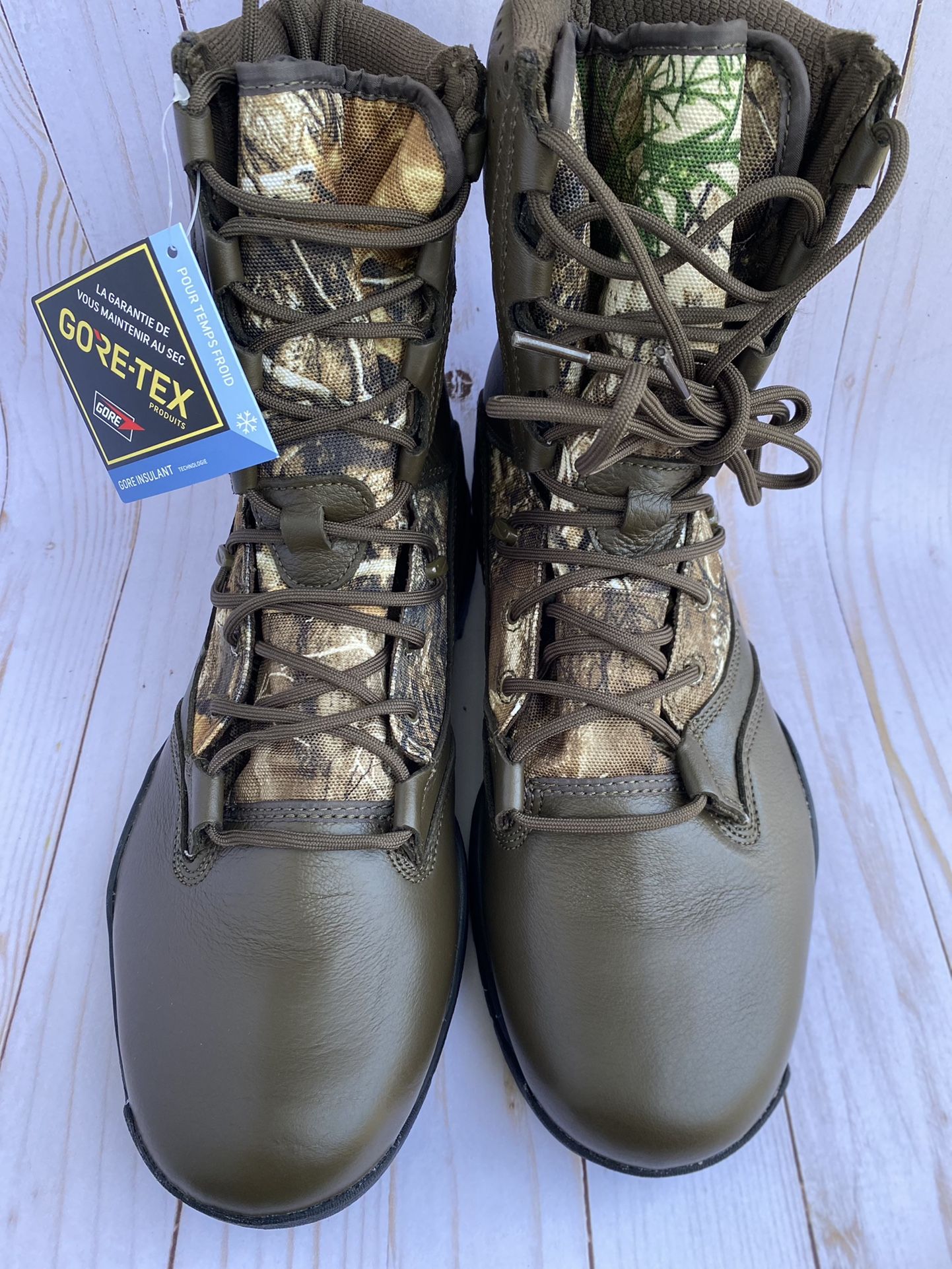 Nike SFB Field 2.8" REALTREE CAMO Gore-Tex Boots Men's Size 9