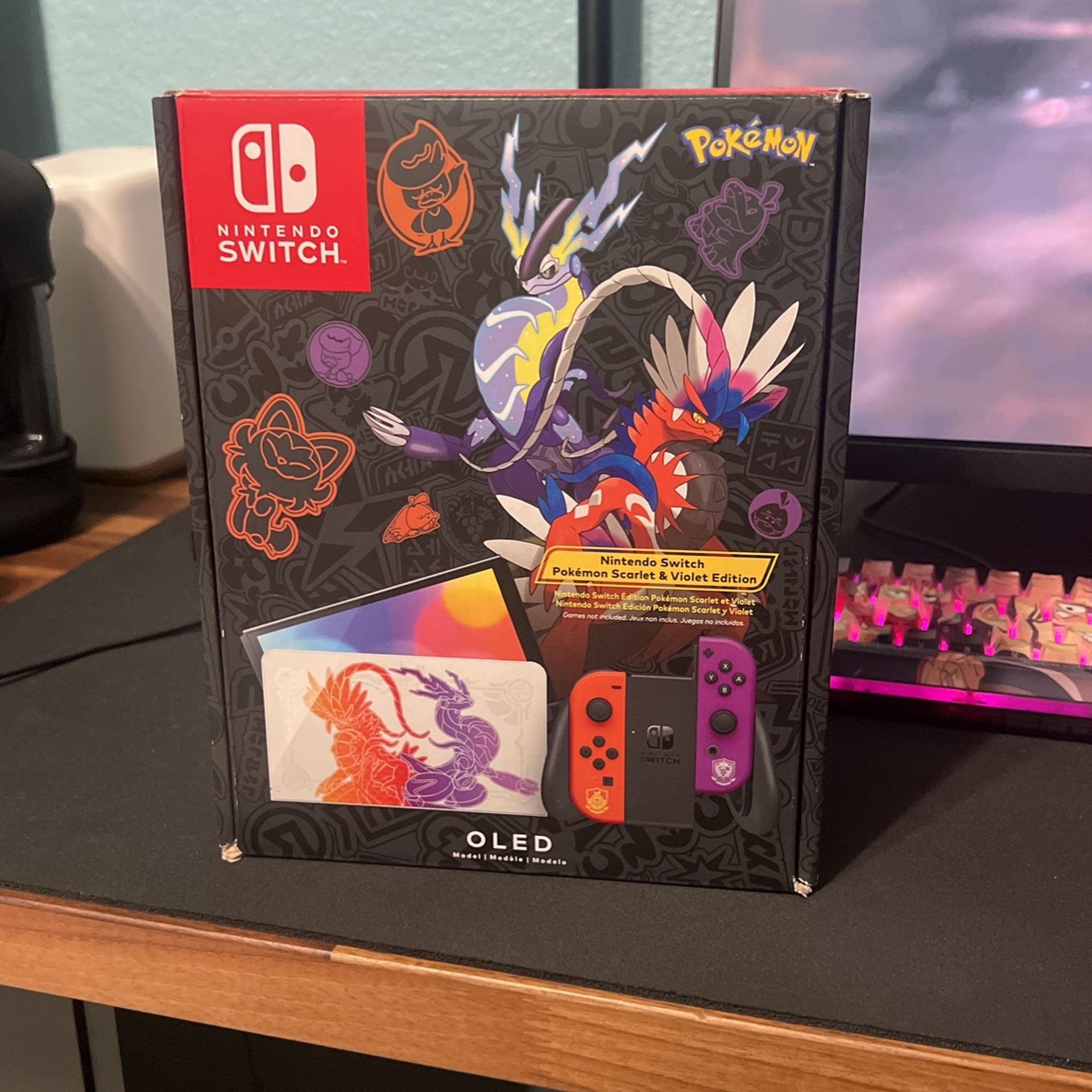 Nintendo Switch OLED Pokémon Scarlet And Violet 