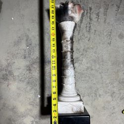22” Statue With Symbols 