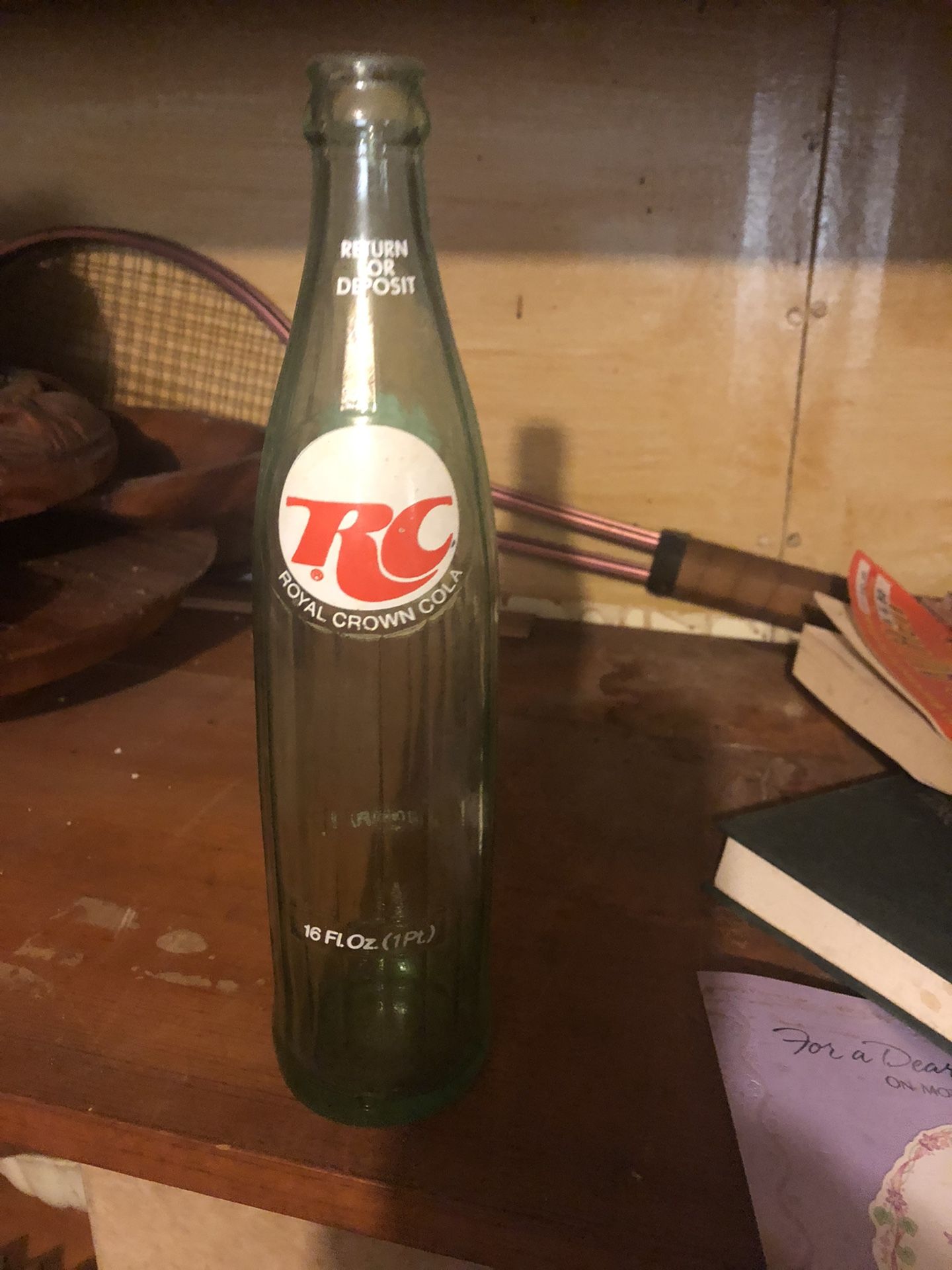 Vintage RC soda bottle