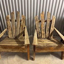 ⛱️ Set of  Adirondack Chairs
