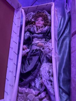 Porcelain Collector Doll in Box