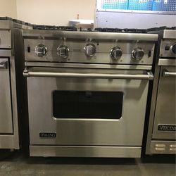 Viking 30”wide All Gas Range Stove In Stainless Steel 