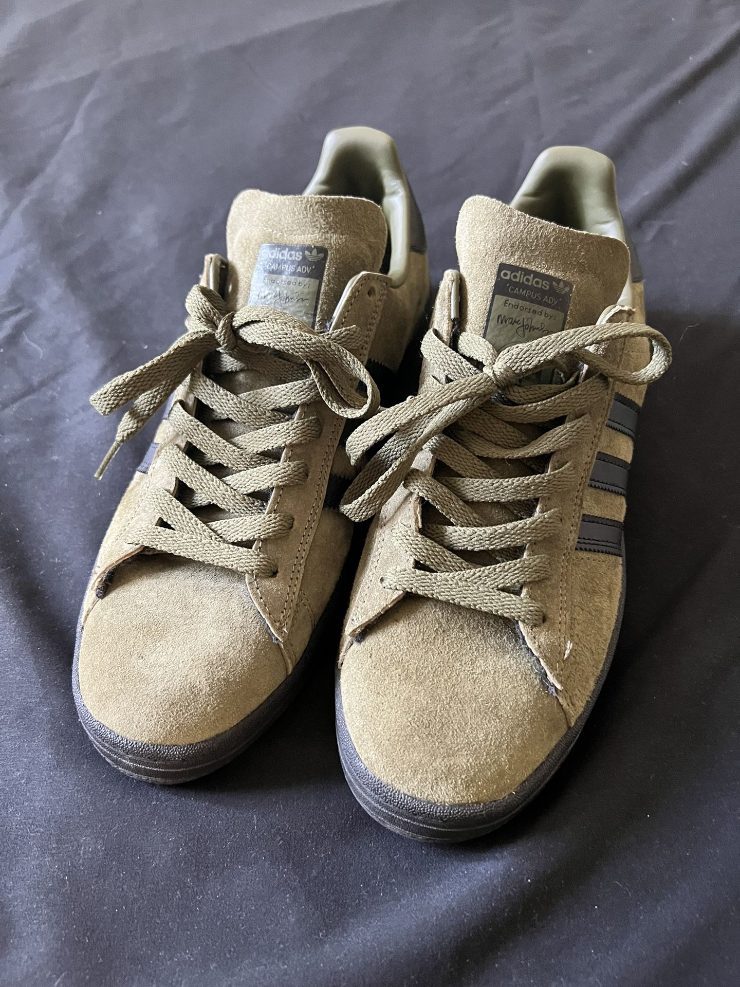 Adidas Marc Johnson ADV Campus Sz10 New Without Box Olive Green/Black for Sale in Grove, CA OfferUp