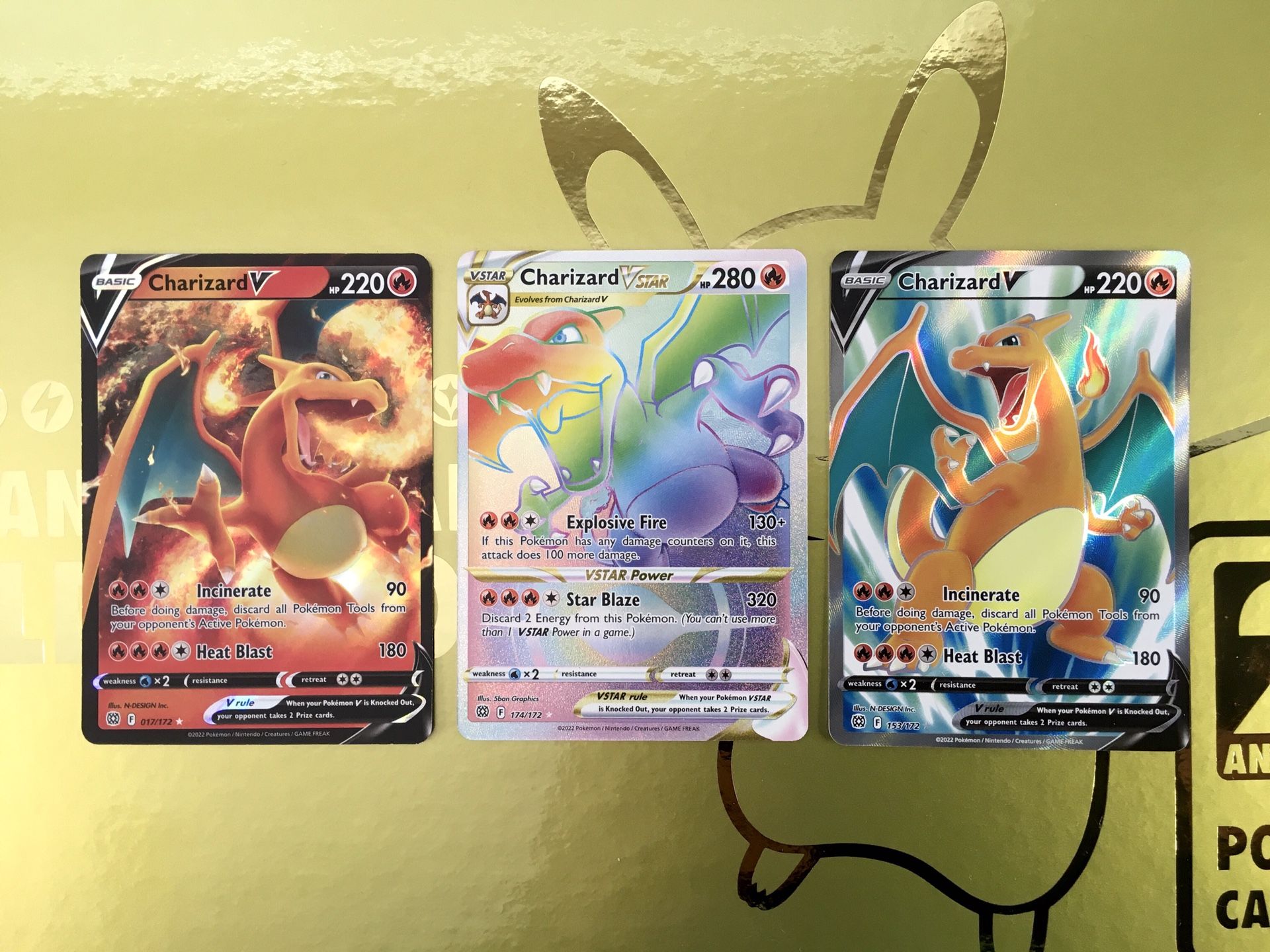 Charizard Rainbow Secret Rare Full Art Lot Pokemon Brilliant Stars