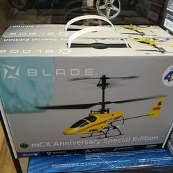 RC helicopter for beginners blade MCX including remote controller battery and a charger