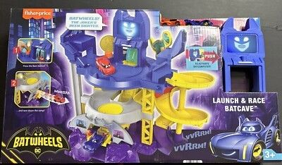 Batwheels Launch N Race Batcave New