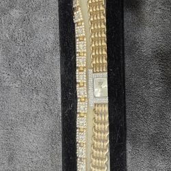 Elizabeth Taylor White Diamonds Watch & Bracelet 