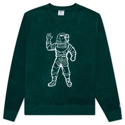 Billionaire Boys Club Astronaut Crewneck Sweatshirt Small Green Cotton Fleece