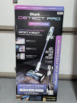 Shark Detect Clean & Auto Empty System
