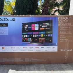 55c5 55” Lg smart 4k oled hdr tv 
