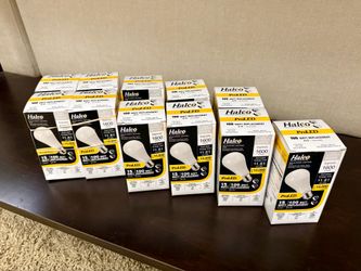 11 Halco 4000K LED Dimmable Bulbs - New in Box (100W Replacement)