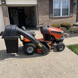 2022 Husqvarna 18.5HP 42 Inch Deck With Grass Catcher  $1800 OBO
