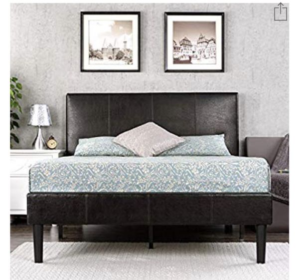 King Size Leesa Mattress With Beautiful Vinus Faux Leather Bed King Size Leesa Mattress With Beautiful Vinus Faux Leather Bed Frame