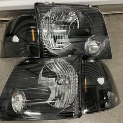 02-05 Ford Explorer Headlights Luces Micas 
