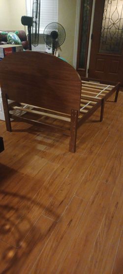 Kids twin wood bed frame
