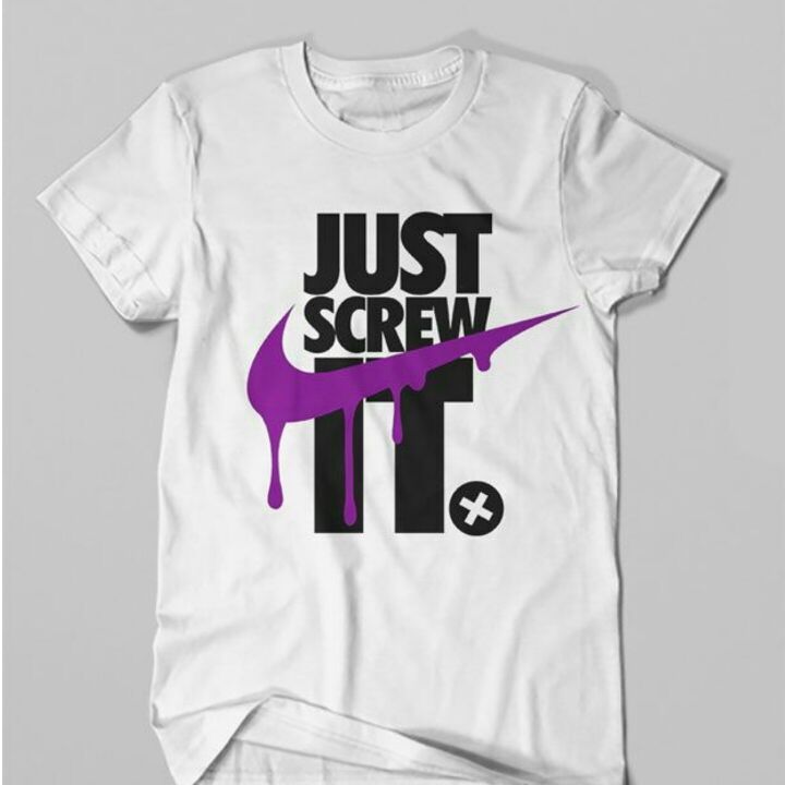 Nike parody "just screw it" t-shirts!! NEW!!