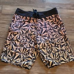 Mens Volcom Swim Trunks Shorts Sz 29