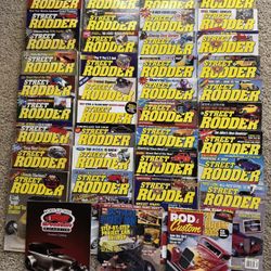 Lot of 40 Street Rodder Magazines & 3 Misc 