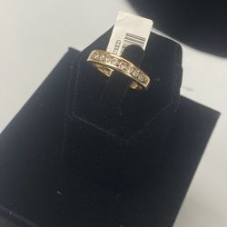 14k .50ctw Diamond Wedding Ring Size 7.75