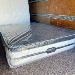 BRANDED Queen Pillow Top 13”New From Factory Delivery Available All Cities 