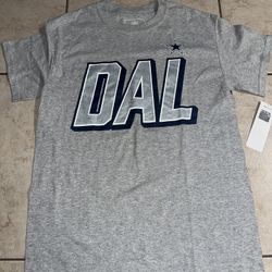 Dallas Cowboys DAL Logo Graphic T-Shirt NFL Gray Men’s Size Small