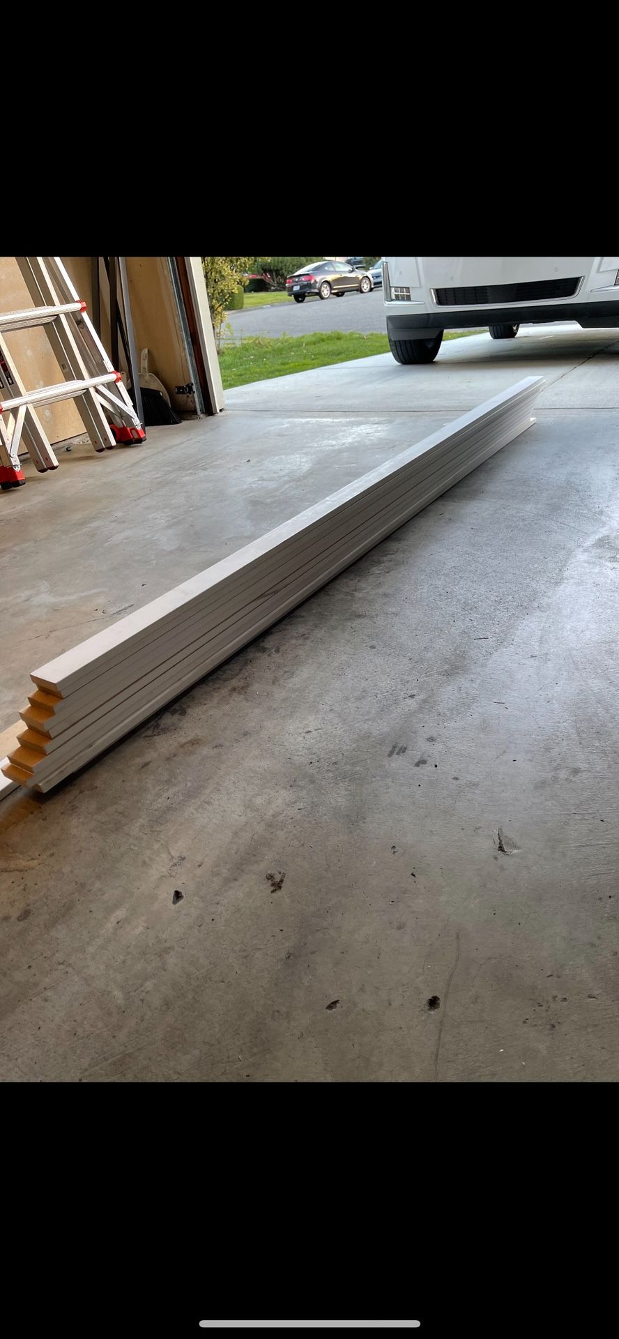 New Primed Mdf Baseboards ( 1/2in By 4in ) Have 80linear Ft (0.50$ Per Linear Ft) PRICE FIRM