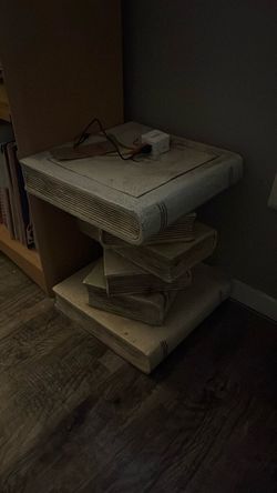 Marble Book Stool