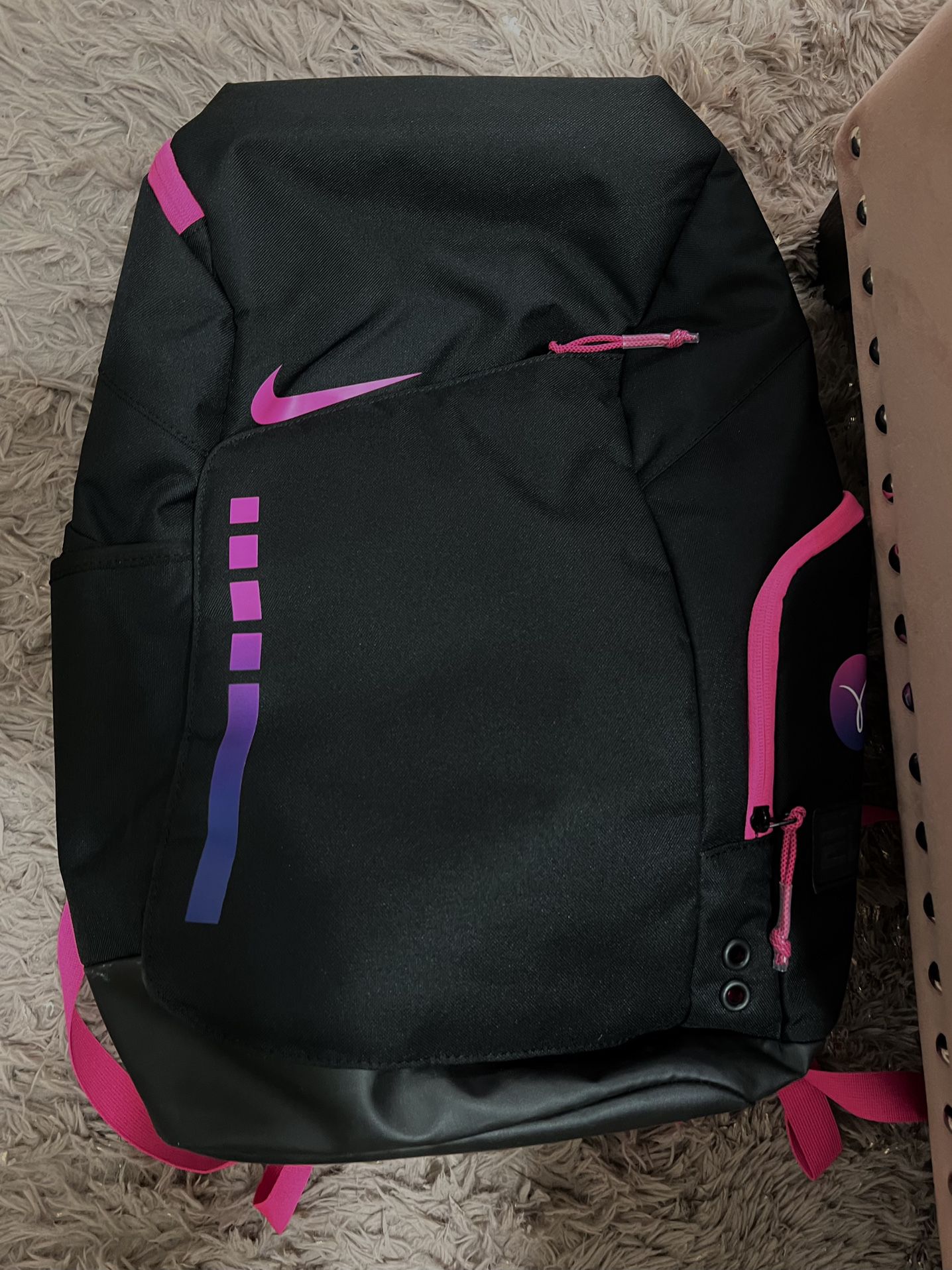 Nike Hoops Elite Backpack Kay Yow 2023 Black Fierce Pink 32L Basketball Bag RARE
