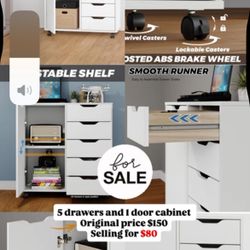Cabinet Drawers And 1 Door