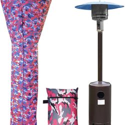 Patio heater cover (pink camo)