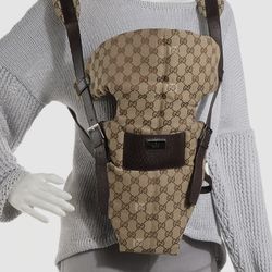Gucci GG Monogram Canvas Baby Carrier