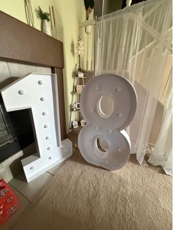 Number 18 (or 1 and 8 individually $