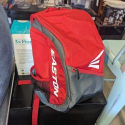Easton Game Ready Baseball
Youth Backpack Red