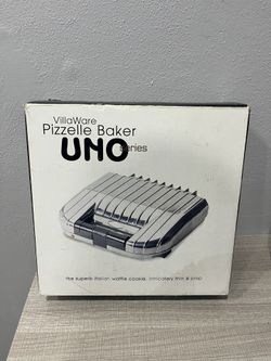 VillaWare Uno Series Model 2060 Pizzelle Baker Italian Cookie Maker Non-Stick