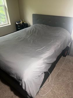 Queen sized bed
